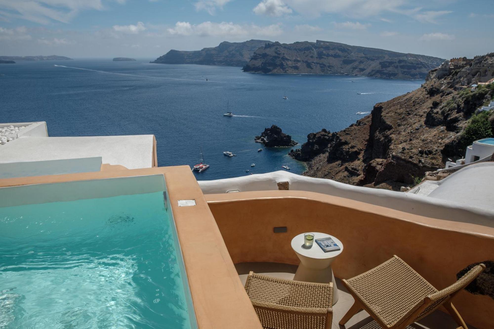 Annouso Villa With Hot Tub By Caldera Houses Oia  Exterior foto